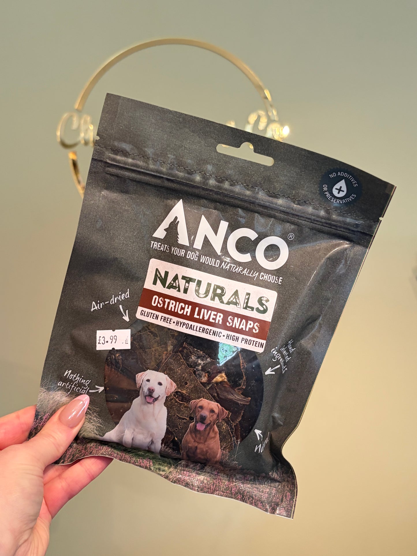 ANCO Ostrich Liver Snaps